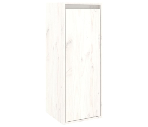 Muebles para TV 4 piezas madera maciza de pino blanco