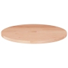 Superficie de mesa redonda madera de roble sin tratar Ø50x1,5cm