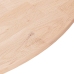 Superficie de mesa redonda madera de roble sin tratar Ø60x1,5cm