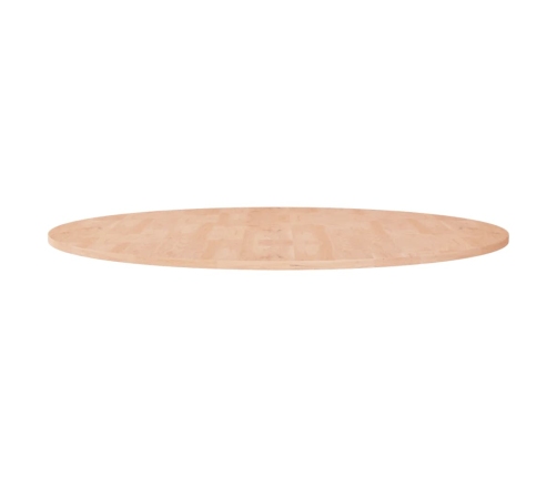 Superficie de mesa redonda madera de roble sin tratar Ø90x1,5cm