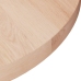 Superficie de mesa redonda madera de roble sin tratar Ø30x2,5cm