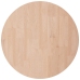 Superficie de mesa redonda madera de roble sin tratar Ø40x2,5cm