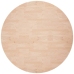 Superficie de mesa redonda madera de roble sin tratar Ø60x2,5cm