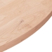 Superficie de mesa redonda madera de roble sin tratar Ø60x2,5cm