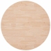 Superficie de mesa redonda madera de roble sin tratar Ø90x2,5cm