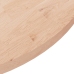 Superficie de mesa redonda madera de roble sin tratar Ø90x2,5cm