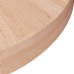 Superficie de mesa redonda madera de roble sin tratar Ø30x4 cm