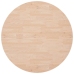 Superficie de mesa redonda madera de roble sin tratar Ø90x4 cm
