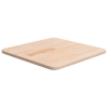 Tablero de mesa cuadrada madera de roble sin tratar 40x40x1,5cm