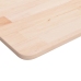 Tablero de mesa cuadrada madera de roble sin tratar 40x40x1,5cm