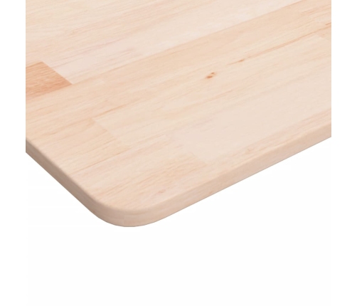 Tablero de mesa cuadrada madera roble sin tratar 50x50x1,5 cm