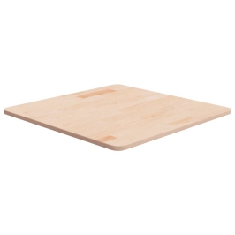 Tablero de mesa cuadrada madera de roble sin tratar 60x60x1,5cm