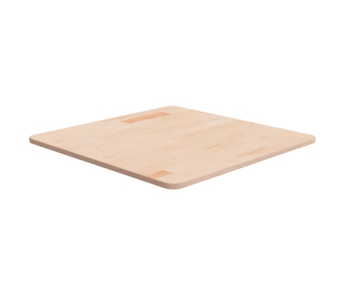 Tablero de mesa cuadrada madera de roble sin tratar 60x60x1,5cm