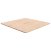 Tablero de mesa cuadrada madera de roble sin tratar 80x80x1,5cm