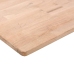 vidaXL Tabla de estantería madera maciza roble sin tratar 40x20x1,5 cm