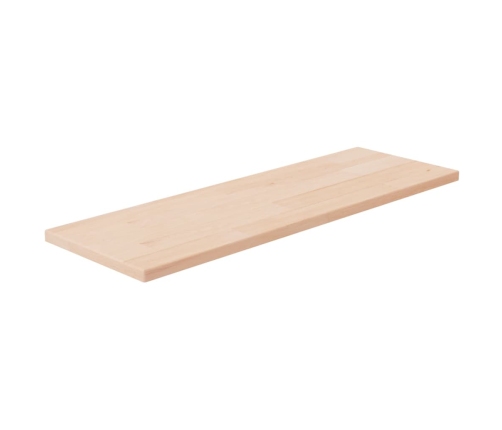 Tabla de estantería madera maciza roble sin tratar 60x20x1,5 cm