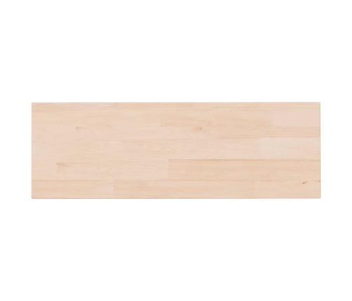 Tabla de estantería madera maciza roble sin tratar 60x20x1,5 cm