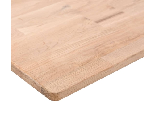 Tabla de estantería madera maciza roble sin tratar 60x20x1,5 cm