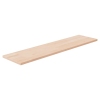 vidaXL Tabla de estantería madera maciza roble sin tratar 80x20x1,5 cm