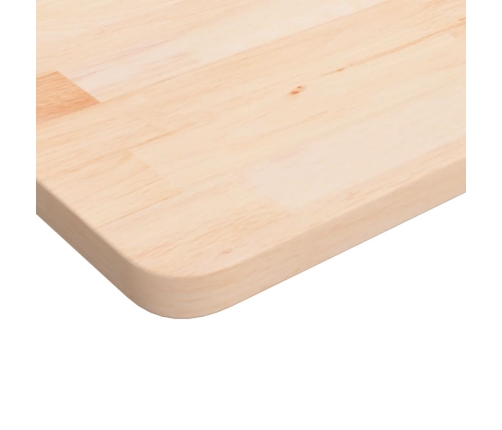 Tablero de mesa cuadrada madera de roble sin tratar 40x40x2,5cm