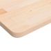 Tablero de mesa cuadrada madera de roble sin tratar 40x40x2,5cm