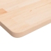 Tablero de mesa cuadrada madera roble sin tratar 50x50x2,5 cm