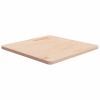 Tablero de mesa cuadrada madera de roble sin tratar 60x60x2,5cm