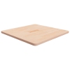 Tablero de mesa cuadrada madera de roble sin tratar 70x70x2,5cm