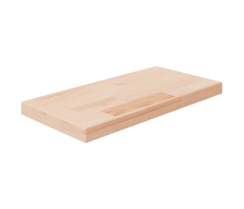 Tabla de estantería madera maciza roble sin tratar 40x20x2,5 cm