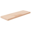 Tabla de estantería madera maciza roble sin tratar 60x20x2,5 cm