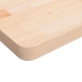 Tablero de mesa cuadrada madera de roble sin tratar 60x60x4 cm