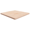 Tablero de mesa cuadrada madera de roble sin tratar 90x90x4 cm