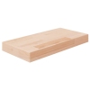 vidaXL Tabla de estantería madera maciza roble sin tratar 40x20x4 cm