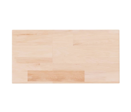 Tabla de estantería madera maciza roble sin tratar 40x20x4 cm