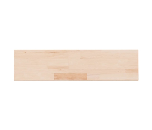 Tabla de estantería madera maciza roble sin tratar 80x20x4 cm