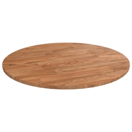 Tablero de mesa redonda madera roble marrón claro Ø40x1,5 cm