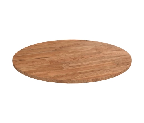 Tablero de mesa redonda madera roble marrón claro Ø40x1,5 cm