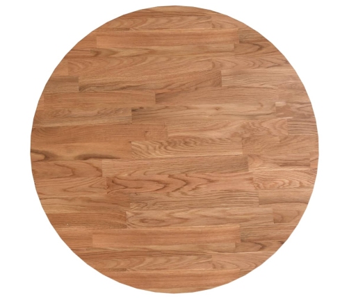 Tablero de mesa redonda madera roble marrón claro Ø40x1,5 cm