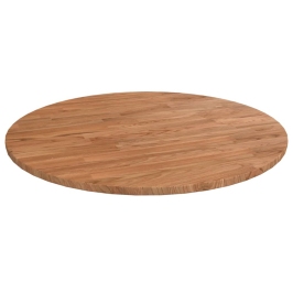 Tablero de mesa redonda madera de roble marrón claro Ø60x1,5 cm