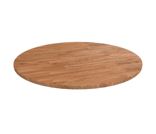 Tablero de mesa redonda madera de roble marrón claro Ø60x1,5 cm