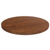 Tablero de mesa redonda madera de roble marrón oscuro Ø30x1,5cm