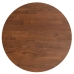 Tablero de mesa redonda madera de roble marrón oscuro Ø30x1,5cm