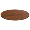 Tablero de mesa redonda madera de roble marrón oscuro Ø40x1,5cm