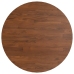 Tablero de mesa redonda madera de roble marrón oscuro Ø40x1,5cm