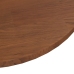 Tablero de mesa redonda madera de roble marrón oscuro Ø40x1,5cm