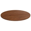 Tablero de mesa redonda madera de roble marrón oscuro Ø80x1,5cm