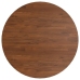 Tablero de mesa redonda madera de roble marrón oscuro Ø80x1,5cm