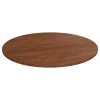 Tablero de mesa redonda madera de roble marrón oscuro Ø90x1,5cm