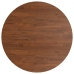 Tablero de mesa redonda madera de roble marrón oscuro Ø90x1,5cm