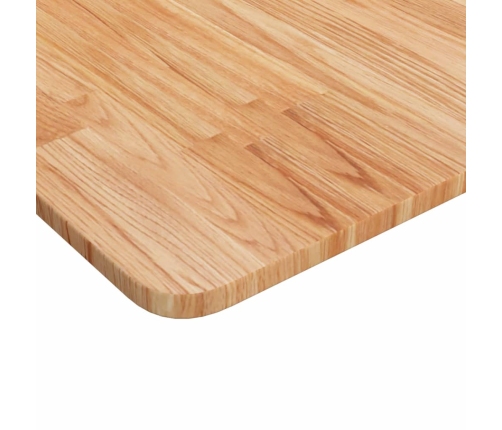 Tablero de mesa cuadrado madera roble marrón claro 40x40x1,5 cm